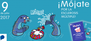 "Múlla't por la Esclerosis Múlitple" evento día 9 de julio de 2017 en las piscinas municipales de Cataluña